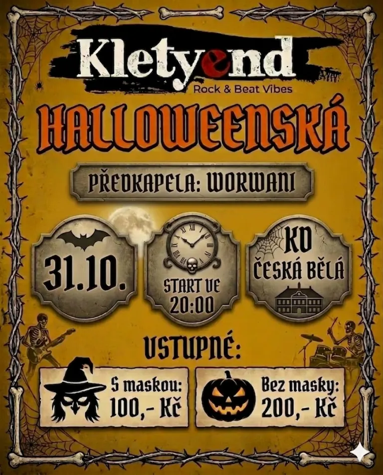 Plakát Helloweenská zábava